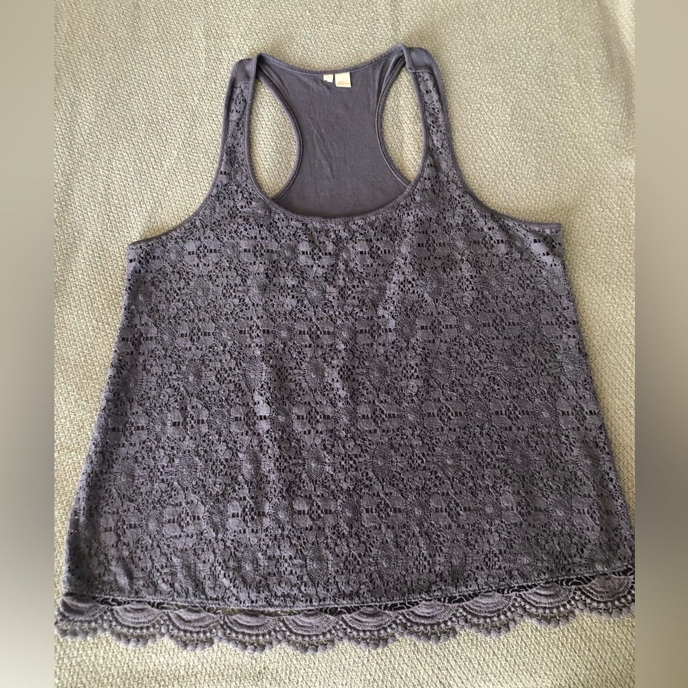Loft Crochet Tank Top size small